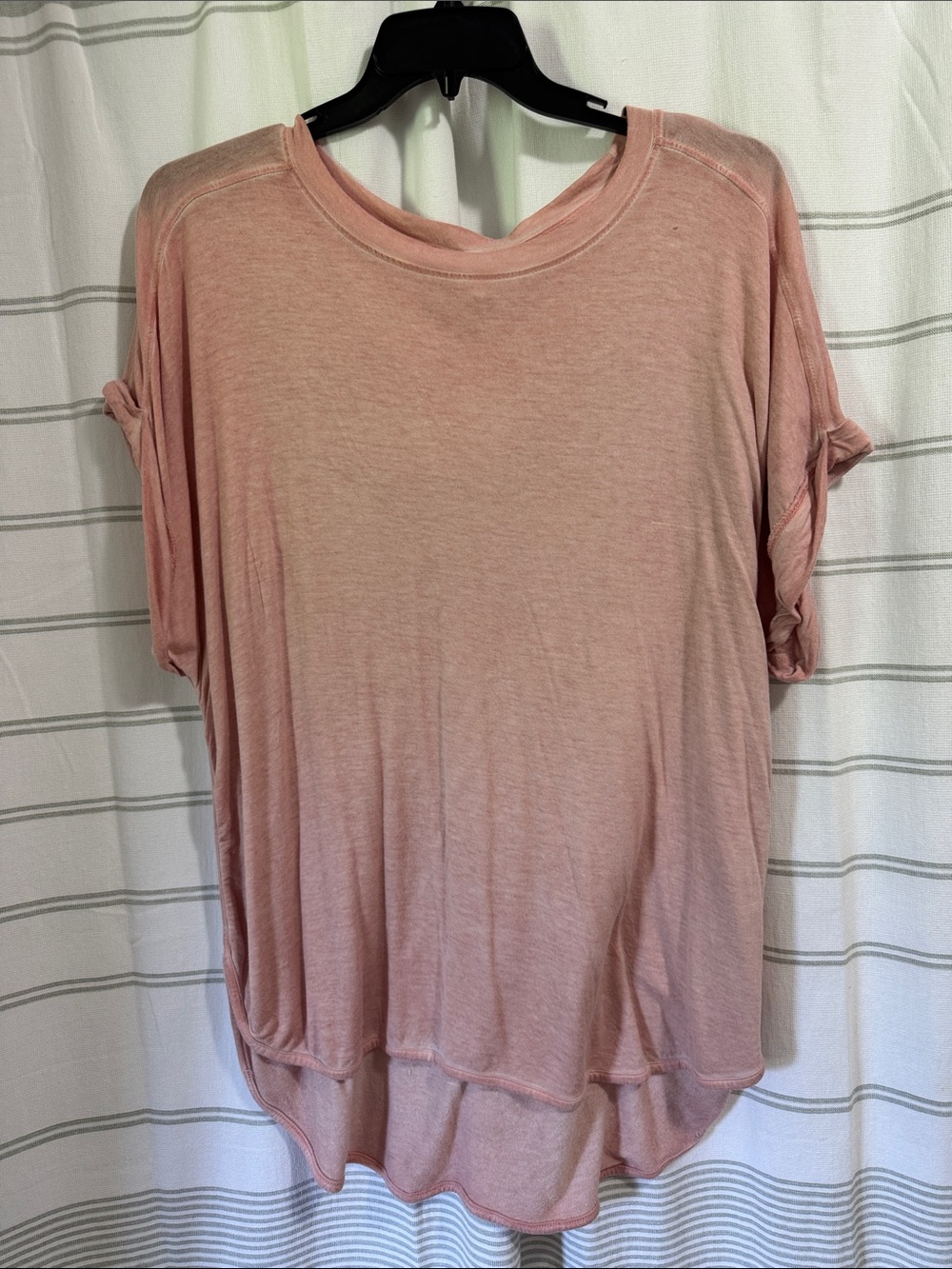 Cable & Gauge Blush Pink Short Sleeve Draped Top
5 for $25